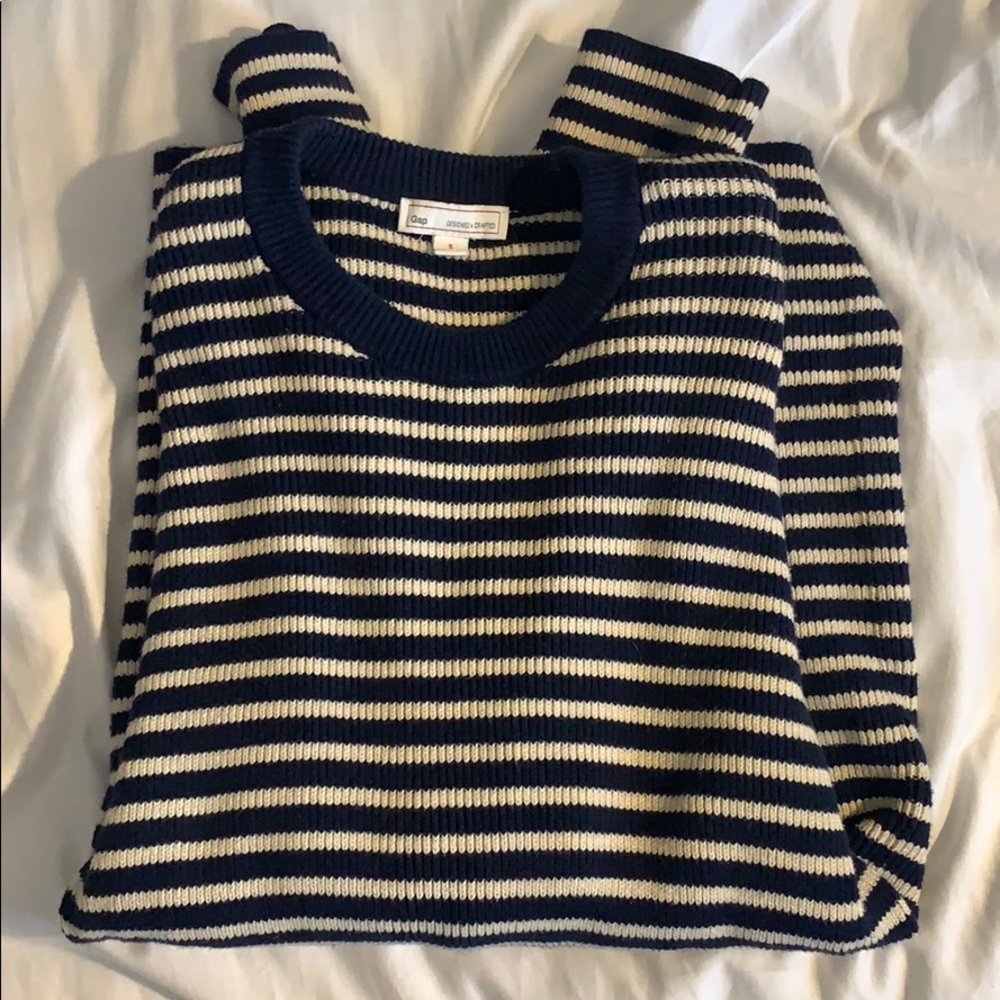 GAP Blue-Striped Sweater